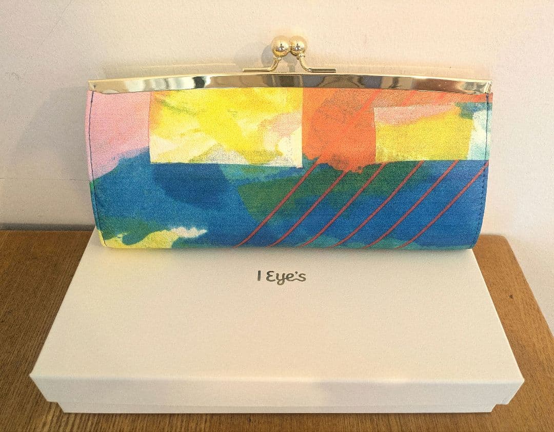 【未使用】I Eye's アイアイズ 長財布 がま口