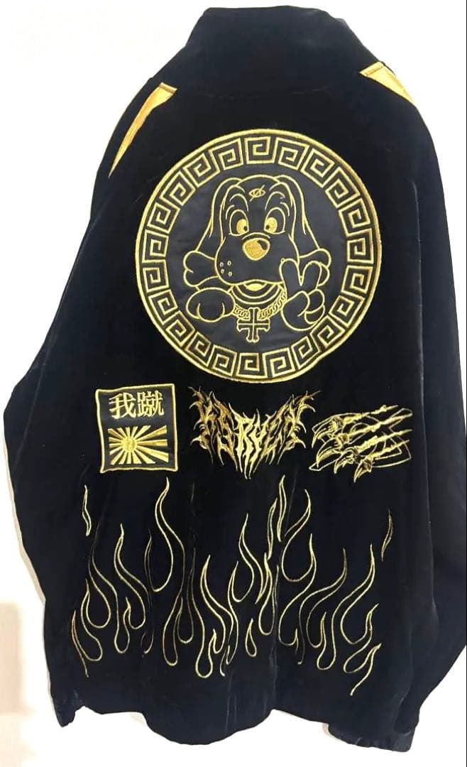 GALFY×XRN×KRY ガルフィ　ジャージセットアップ　ベロア　Fサイズ