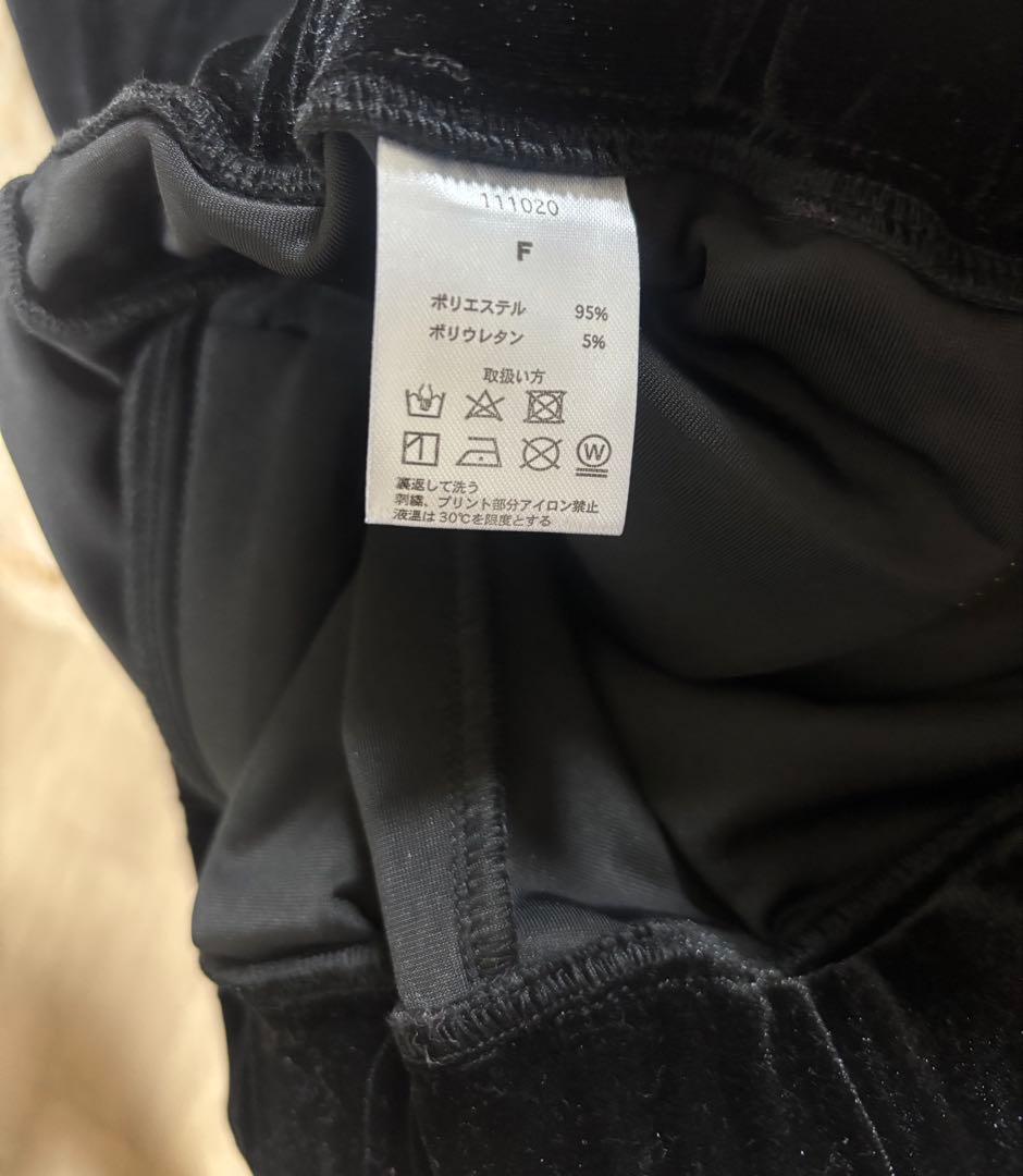 GALFY×XRN×KRY ガルフィ　ジャージセットアップ　ベロア　Fサイズ