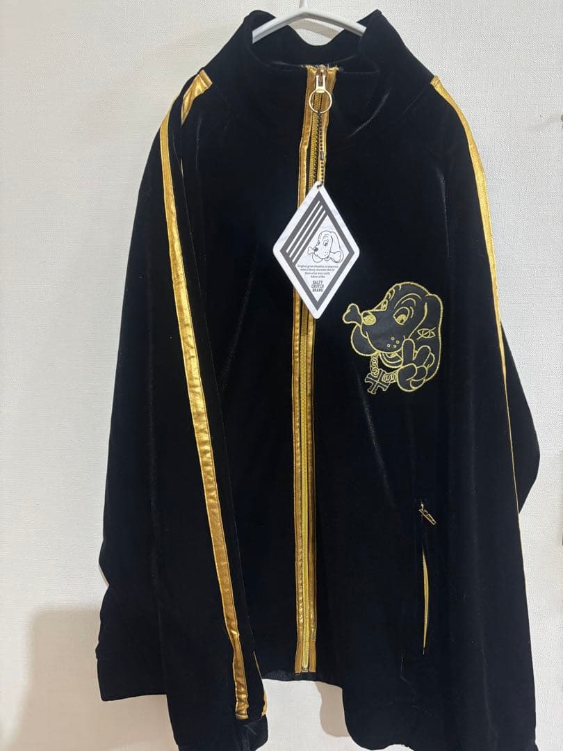 GALFY×XRN×KRY ガルフィ　ジャージセットアップ　ベロア　Fサイズ