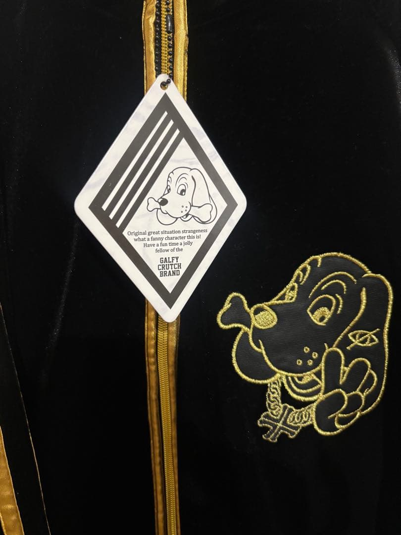 GALFY×XRN×KRY ガルフィ　ジャージセットアップ　ベロア　Fサイズ