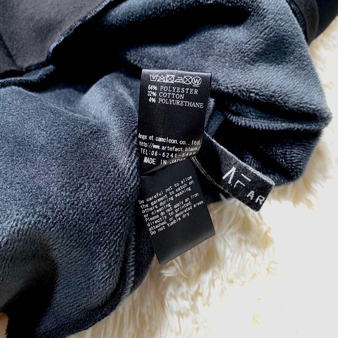 【良品】★アーティファクト★ボンバーヒートL/Sカットソー★M 黒 最強インナー