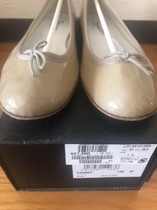 C　レペット Repetto バレエシューズ ベージュ