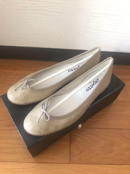 C　レペット Repetto バレエシューズ ベージュ