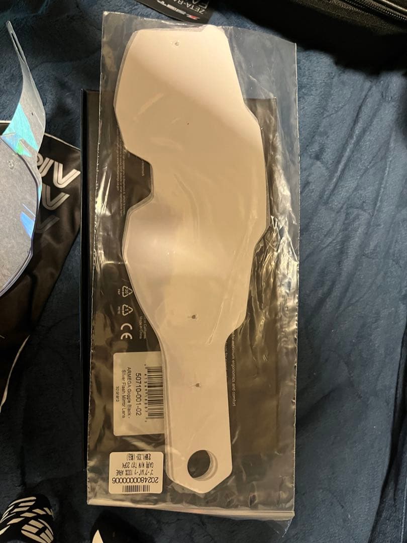 u -　100% ARMEGA オフロードゴーグル ブラック　シルバー