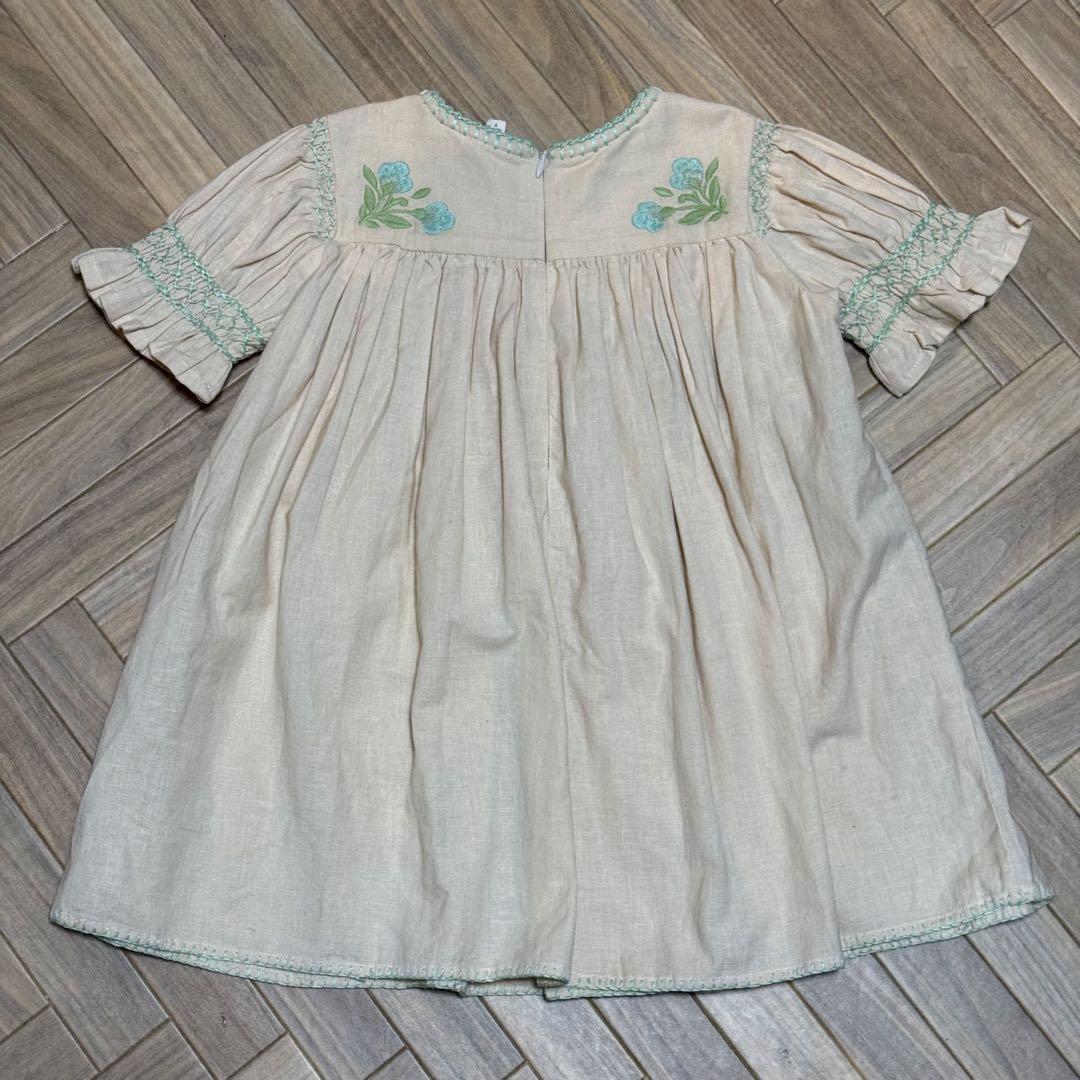 apolina アポリナ Dora Dress Milk 3-5y