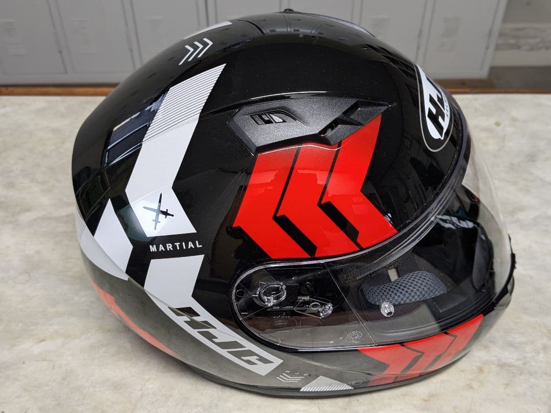 HJC フルフェイス BLACK/CS-15 MARTIAL　HJH212