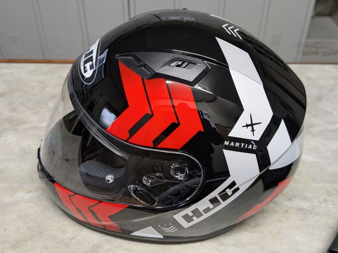 HJC フルフェイス BLACK/CS-15 MARTIAL　HJH212
