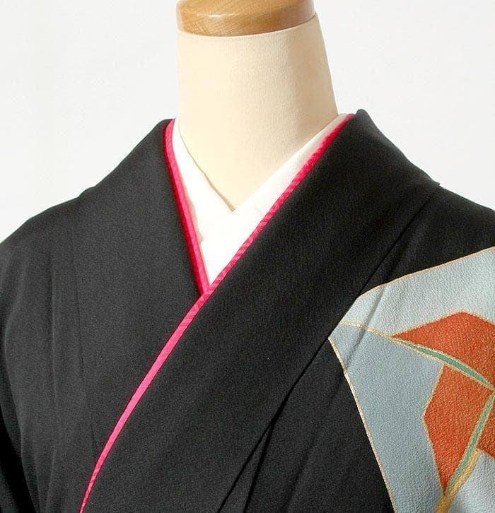 ご注文セット　7098■　Ｌ寸　風車　正絹お振袖　長襦袢付き　美品