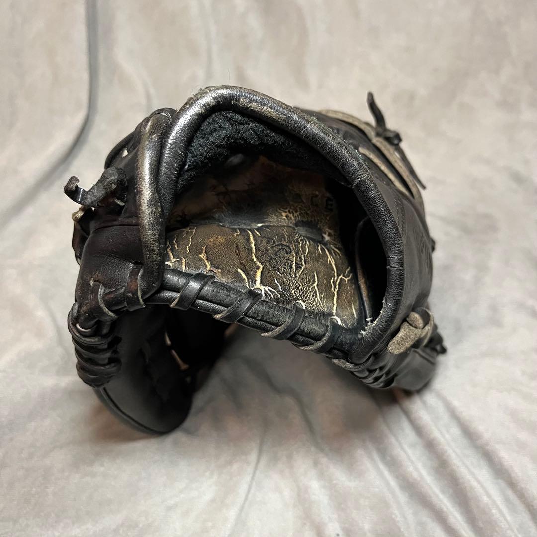 Mizuno ビューリーグ　硬式内野手用グラブ　赤ビュー　Mマーク