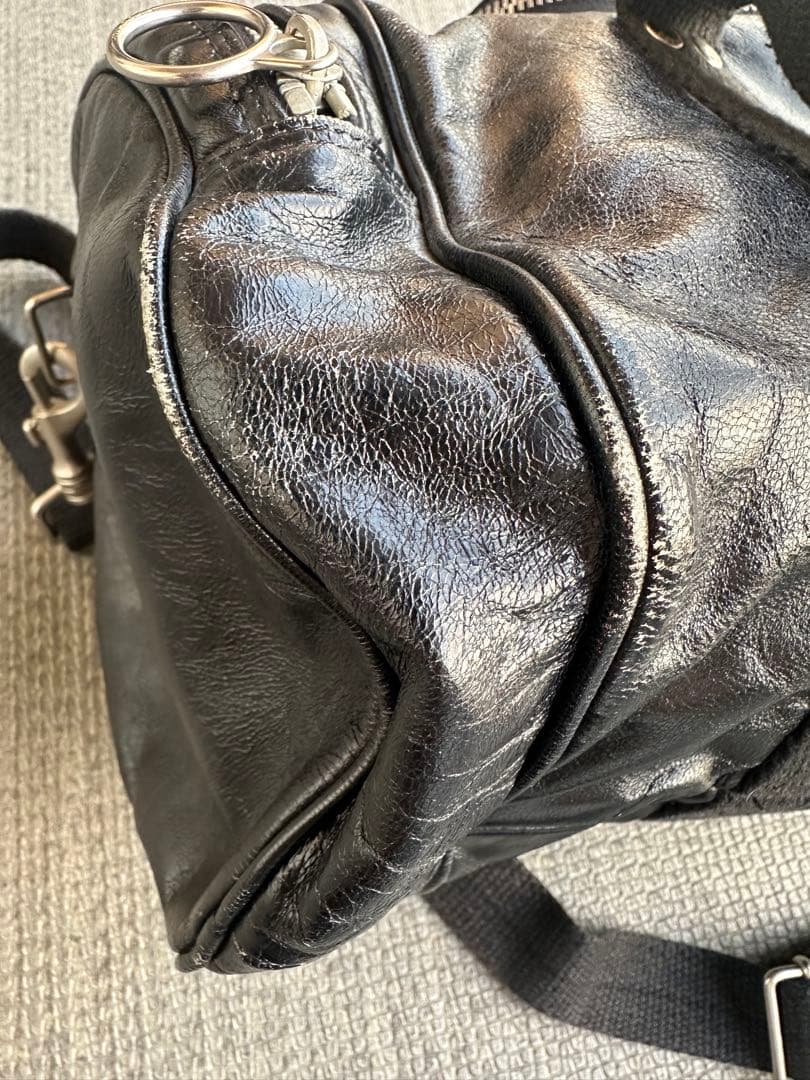 バッグ AW05\"dior homme\"2way leather duffel bag