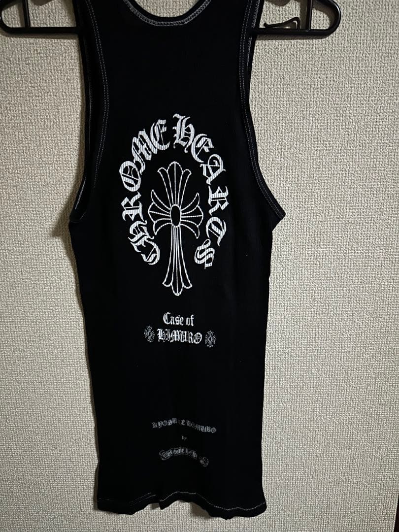氷室京介XCHROME HEARTS タンクトップ ブラック
