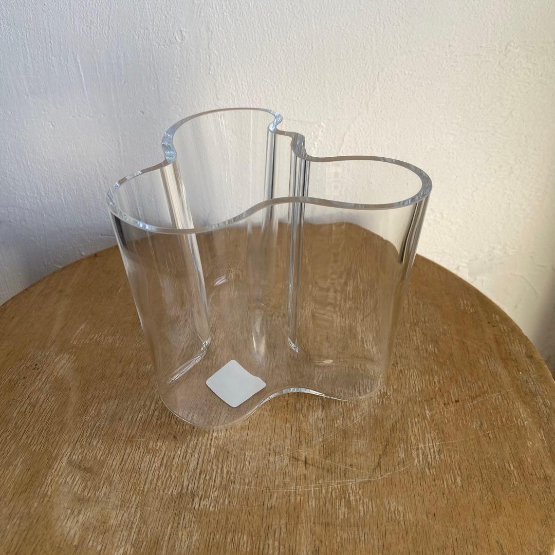 アルヴァ・アアルト コレクション ベース 120mm クリア　scope 花瓶