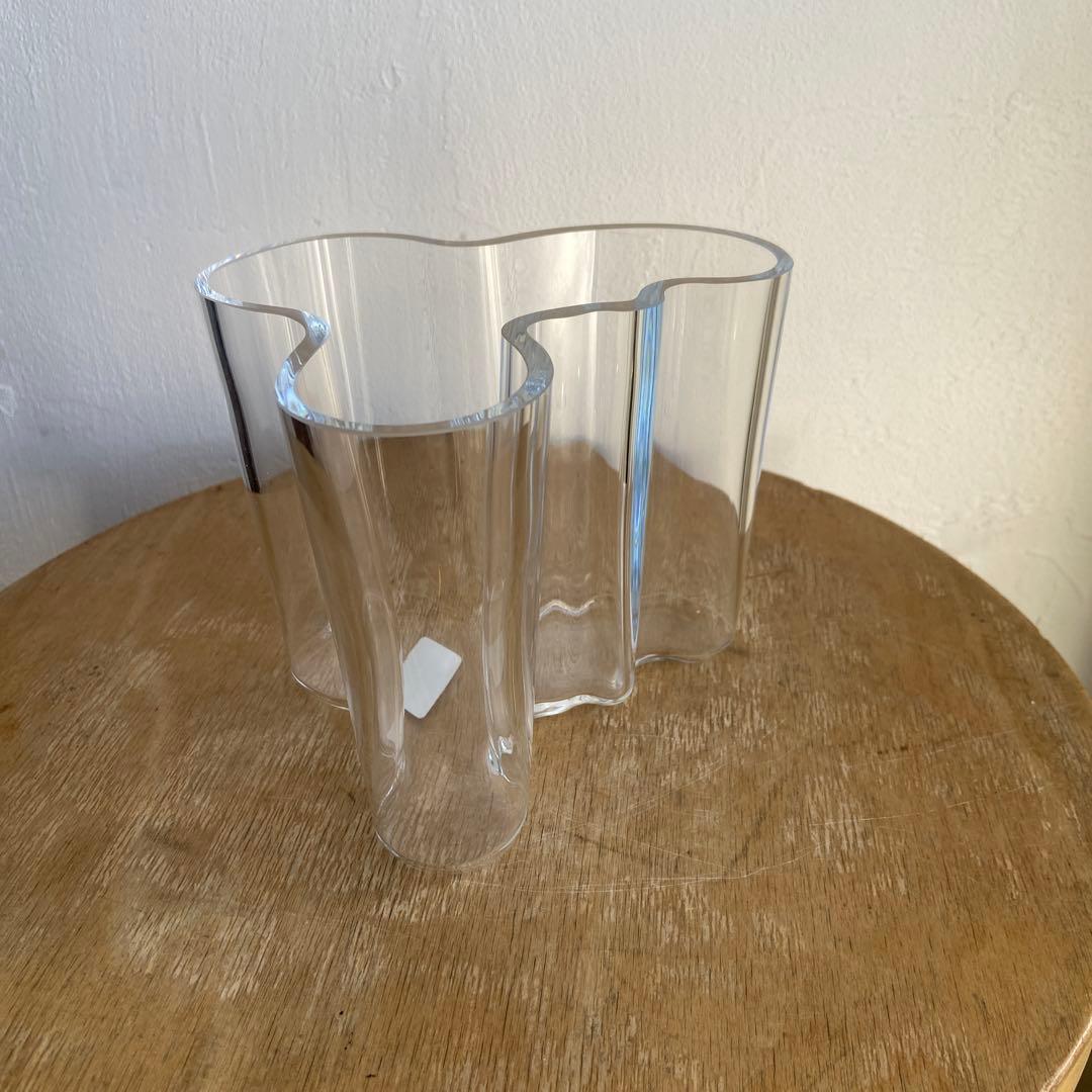 アルヴァ・アアルト コレクション ベース 120mm クリア　scope 花瓶