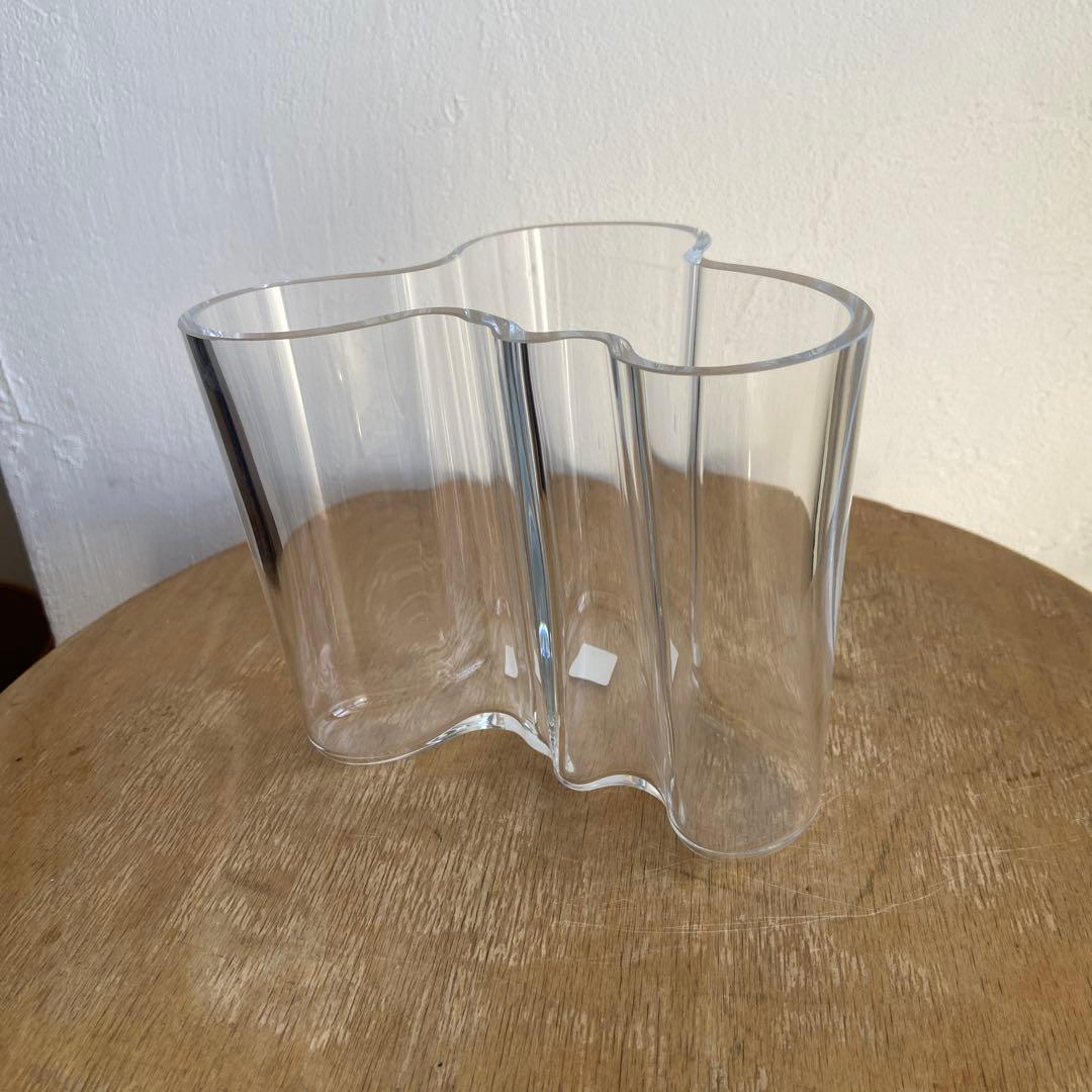 アルヴァ・アアルト コレクション ベース 120mm クリア　scope 花瓶