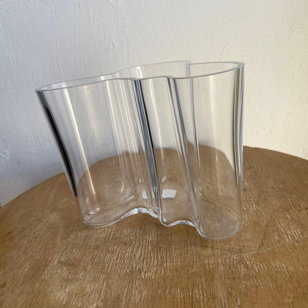 アルヴァ・アアルト コレクション ベース 120mm クリア　scope 花瓶
