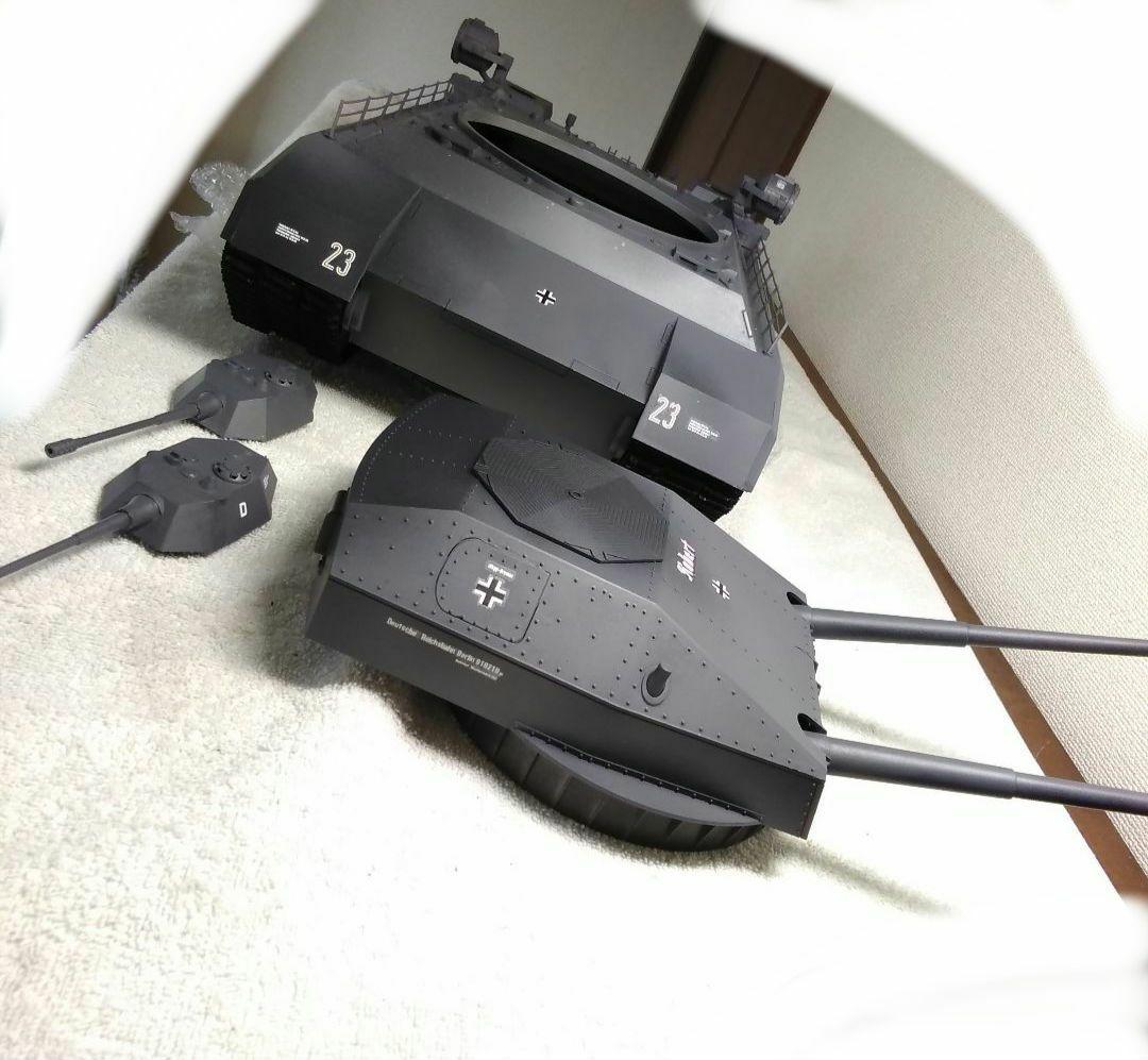 は*ん様 ロケットモデルズ 1/72 ドイツ試作超重戦車「陸上巡洋艦ラーテ」【完