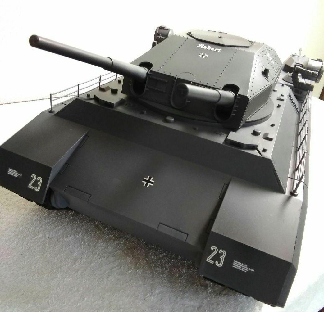 は*ん様 ロケットモデルズ 1/72 ドイツ試作超重戦車「陸上巡洋艦ラーテ」【完