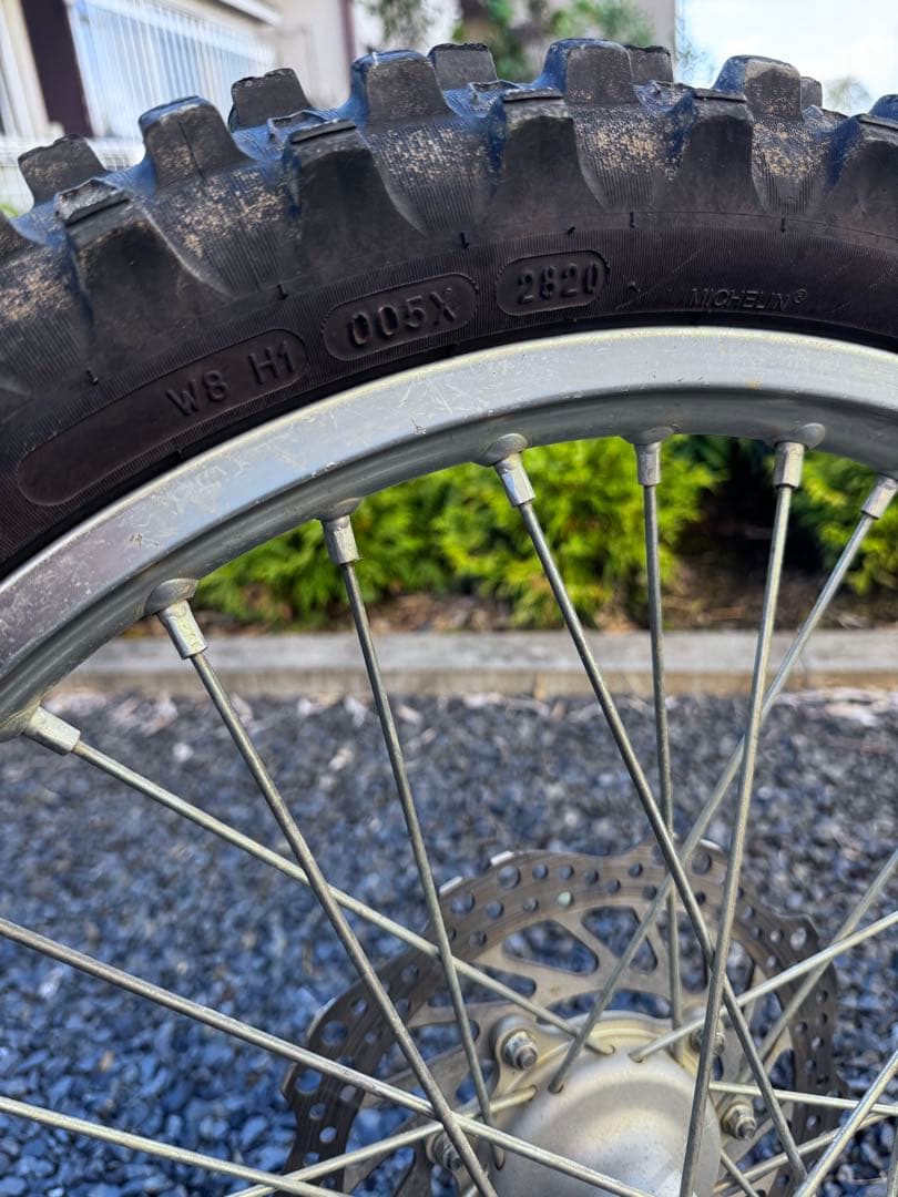 CRF250R 2014年式 前後セット‼️ 純正ホイール ディスク タイヤ付き