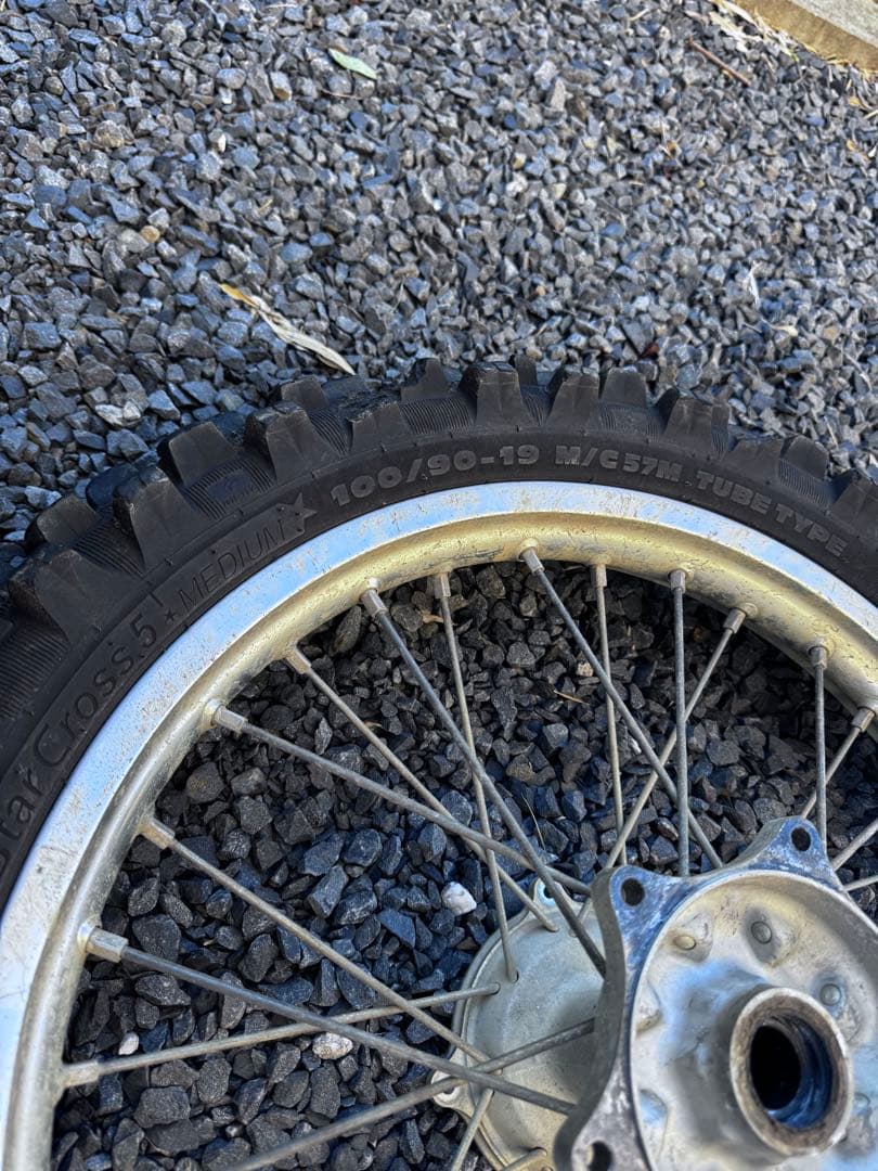 CRF250R 2014年式 前後セット‼️ 純正ホイール ディスク タイヤ付き