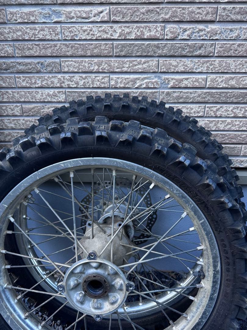 CRF250R 2014年式 前後セット‼️ 純正ホイール ディスク タイヤ付き