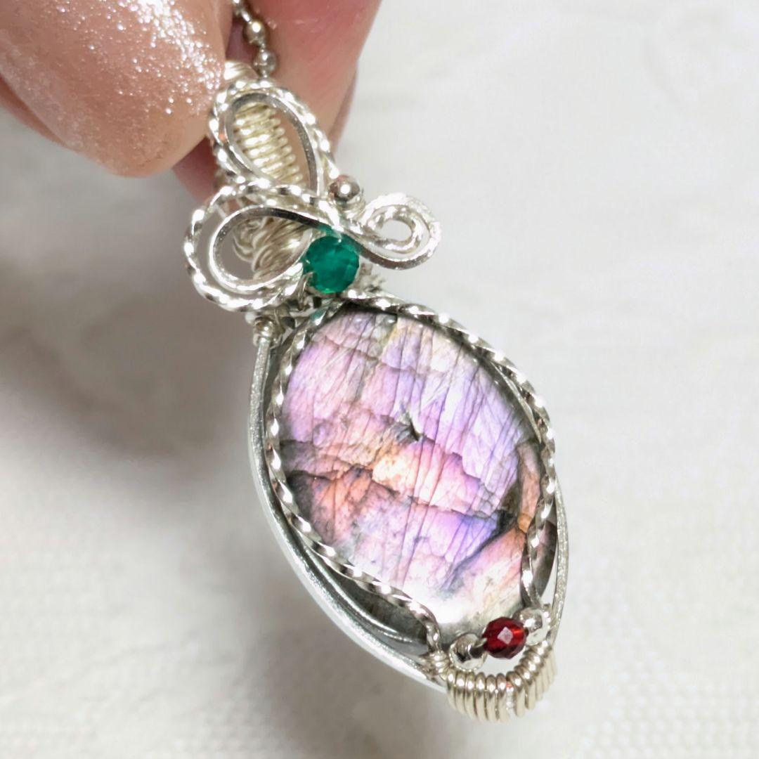 【専用】なつ様 天然石ラブラドライト 希少カラー お纏め