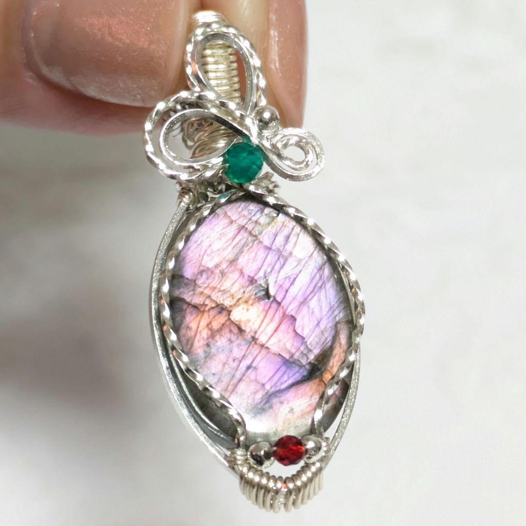 【専用】なつ様 天然石ラブラドライト 希少カラー お纏め