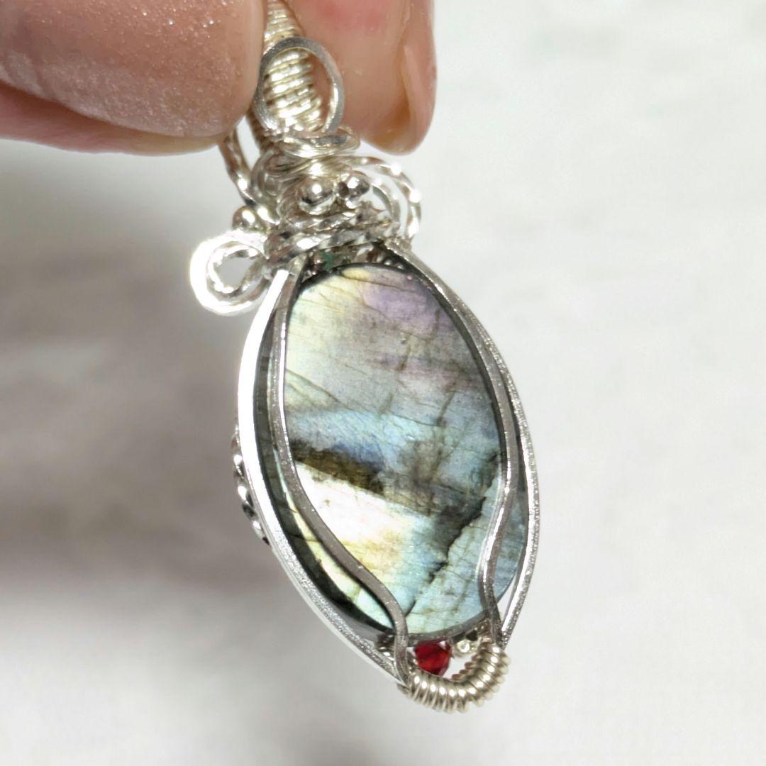 【専用】なつ様 天然石ラブラドライト 希少カラー お纏め