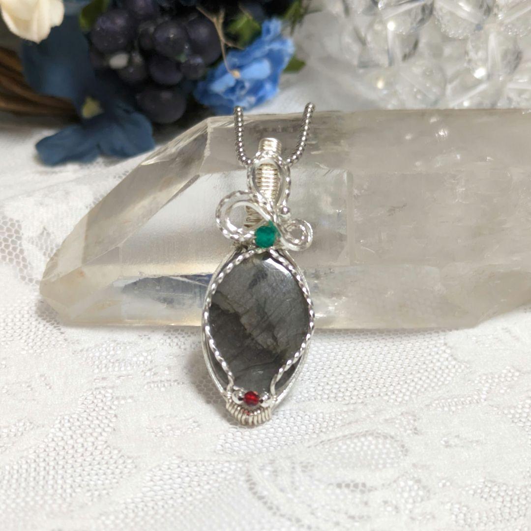 【専用】なつ様 天然石ラブラドライト 希少カラー お纏め