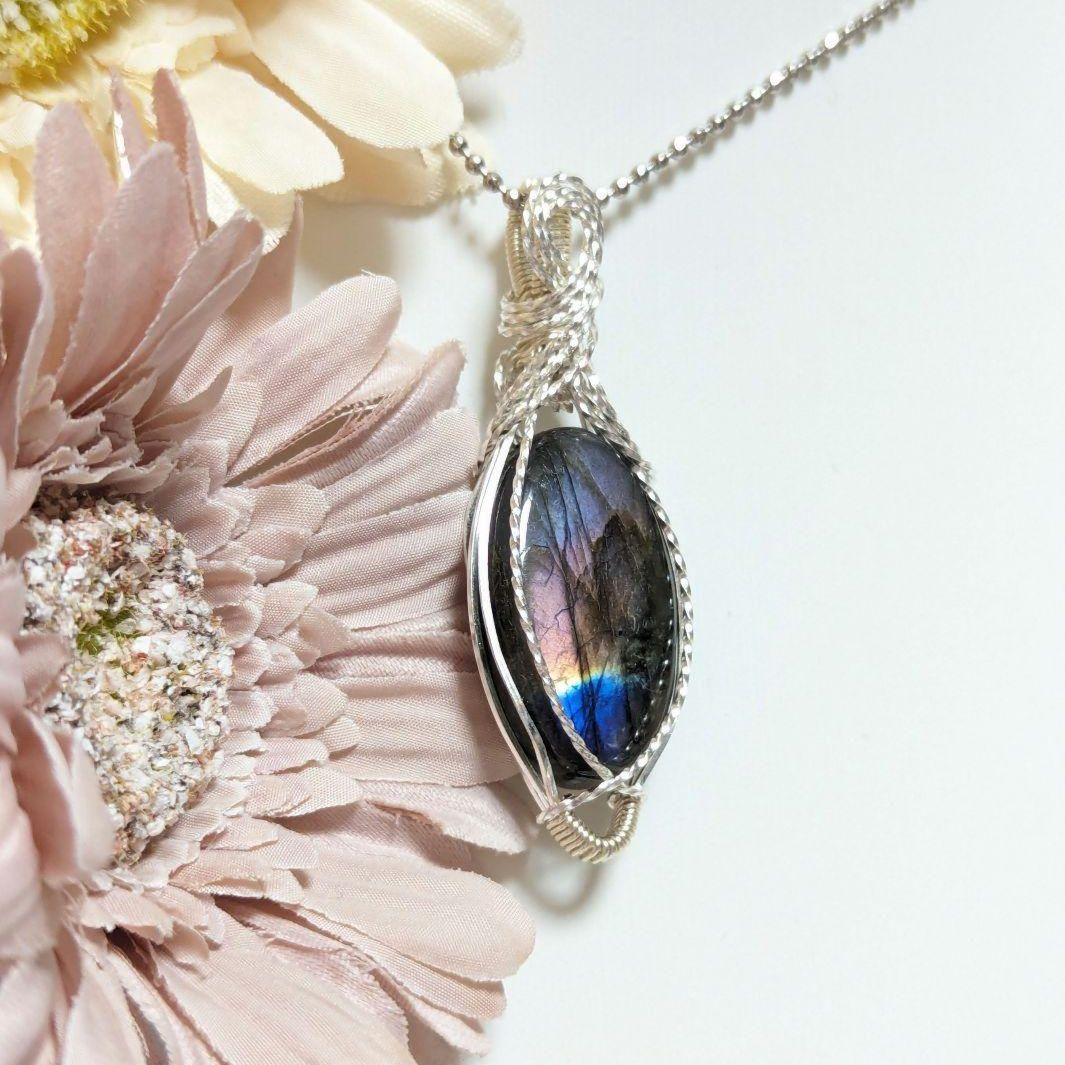 【専用】なつ様 天然石ラブラドライト 希少カラー お纏め