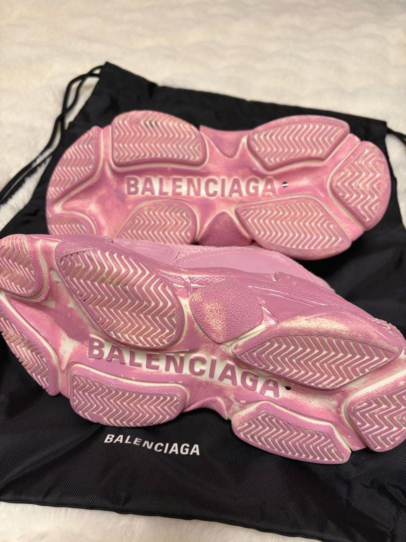 BALENCIAGA トリプルS Triple Sピンク スニーカー 34 新品