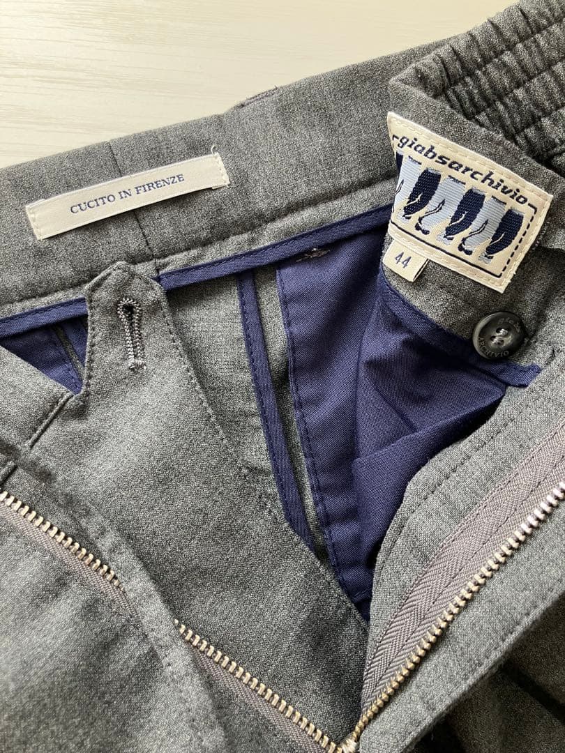 【超美品】giab’s ARCHIVIOマサッチョ テクノウール44 グレー