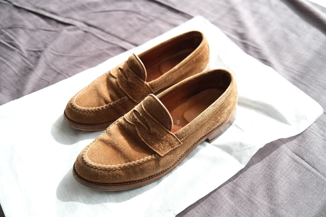 【いま最安です】 Alden N5204 スエードローファー ８D