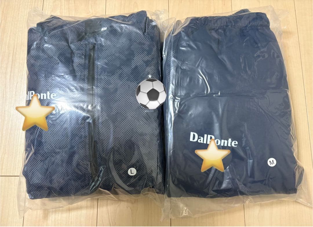 ダウポンチ　DalPonte ウォーマー　L/M ネイビー迷彩