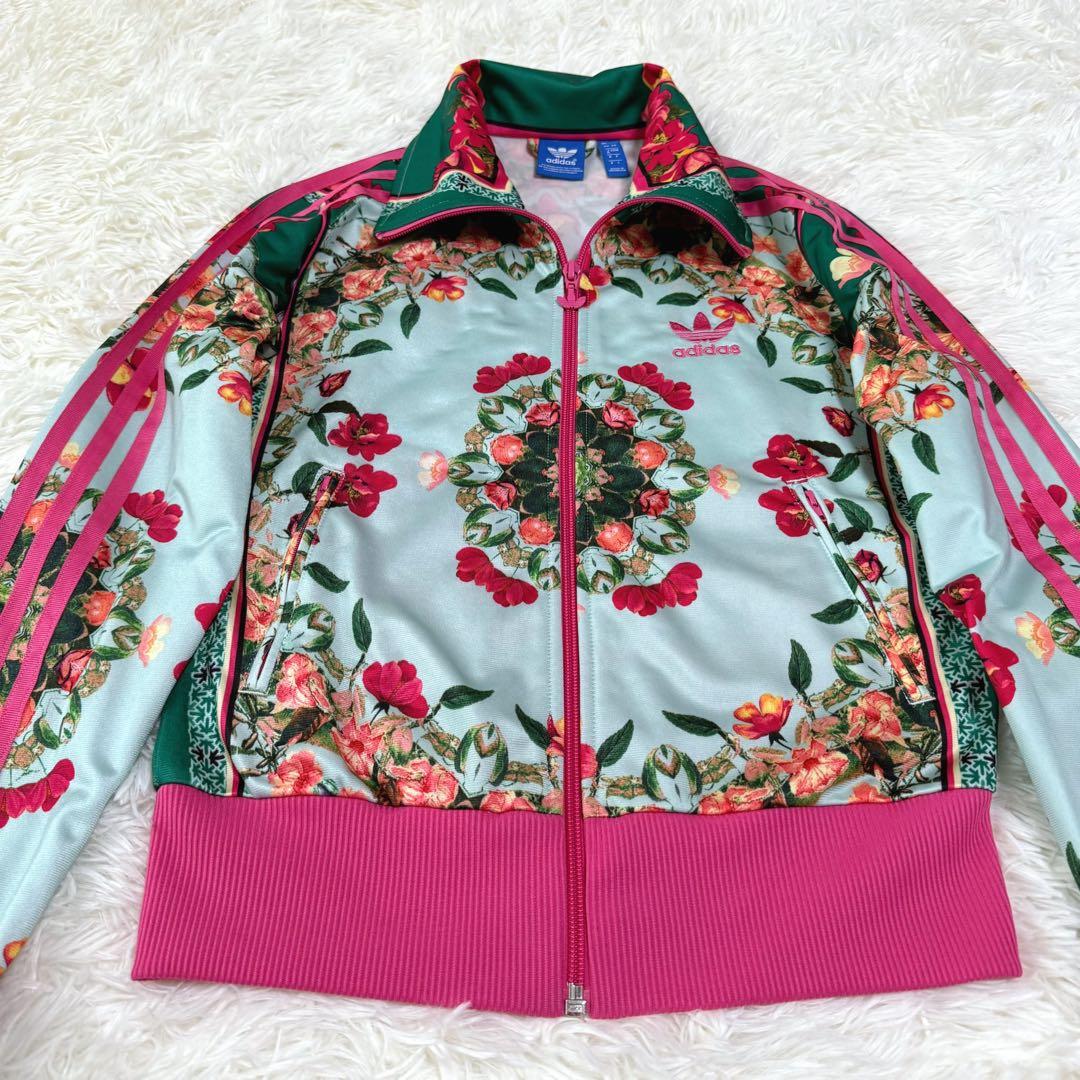 【未使用級】希少 アディダスオリジナルス ファーム トラックジャケット 花 M