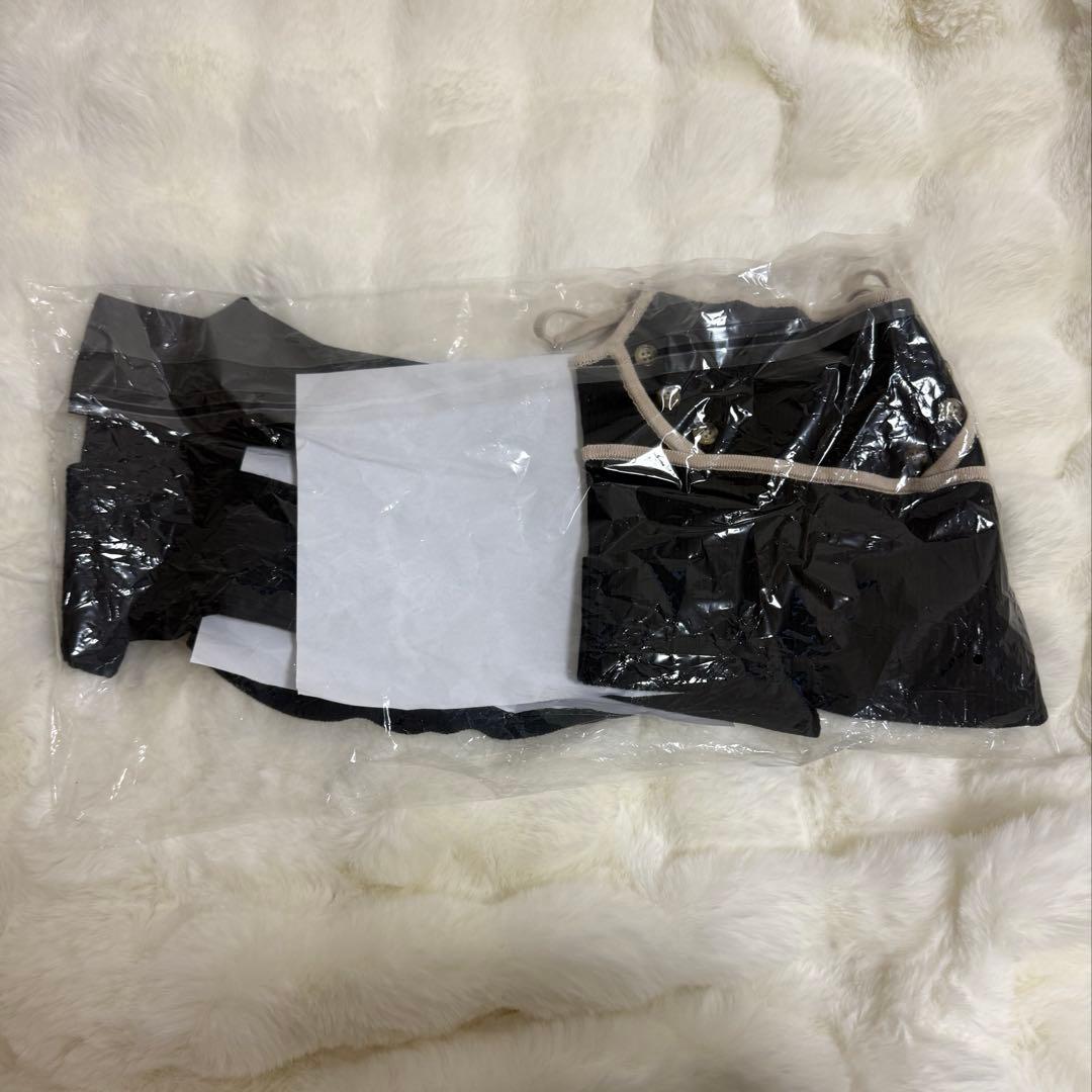 andmary Elf button knit tops blackアンドマリー