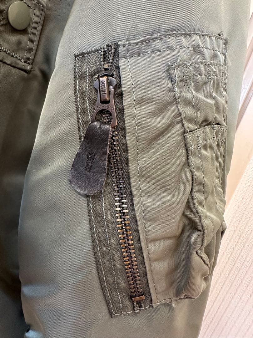 MA-1 フライトジャケット オリーブグリーン　HOPE MFG INC