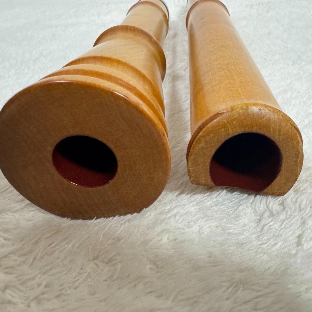 特選品　琴古流　尺八　楓　一尺八寸　中継　2継　地塗り　箱付き　55センチ