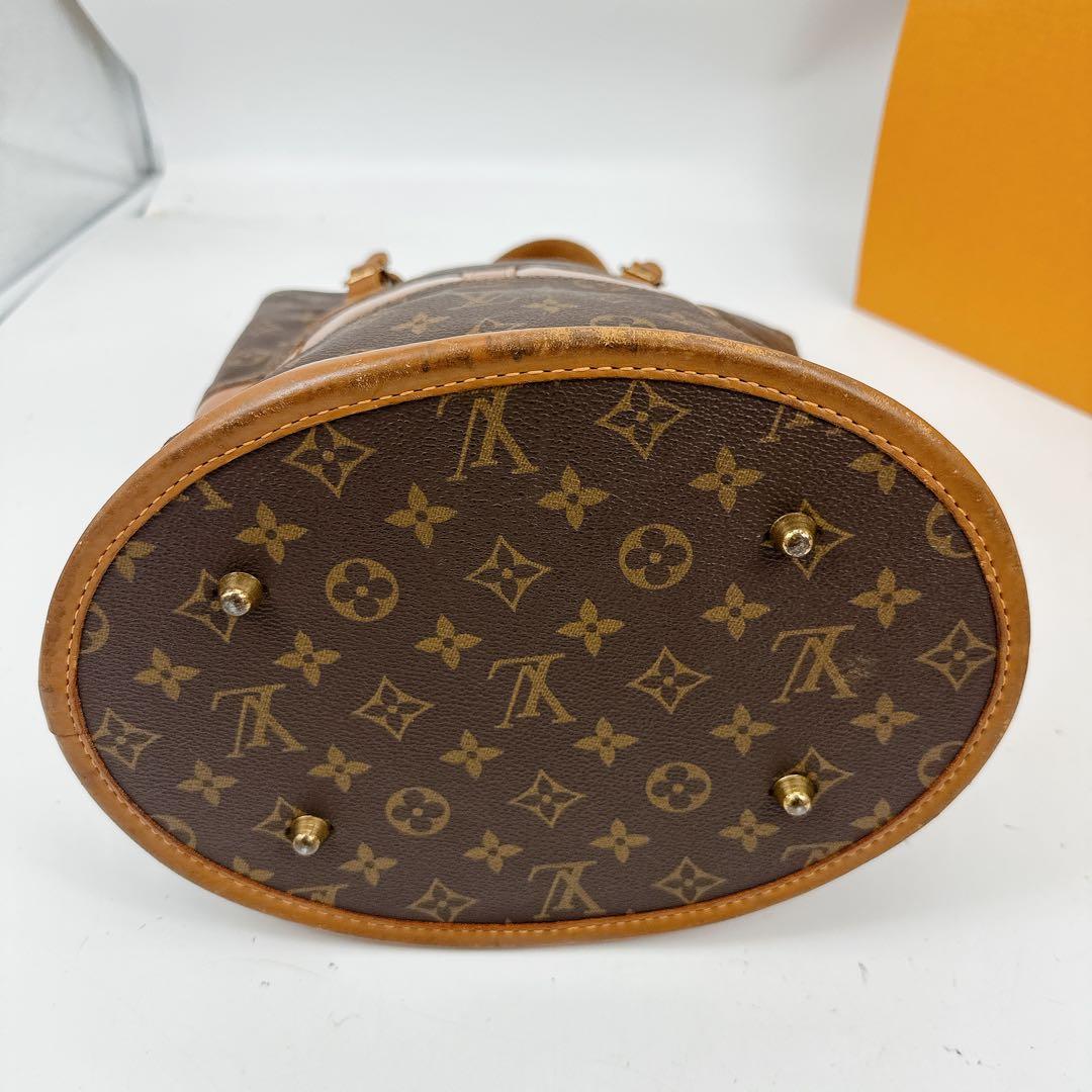 ルイヴィトン　モノグラム　USA製　バケットGM トートバッグ