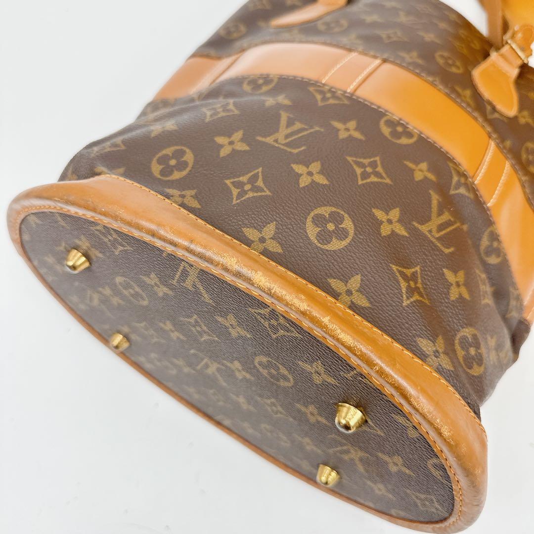 ルイヴィトン　モノグラム　USA製　バケットGM トートバッグ