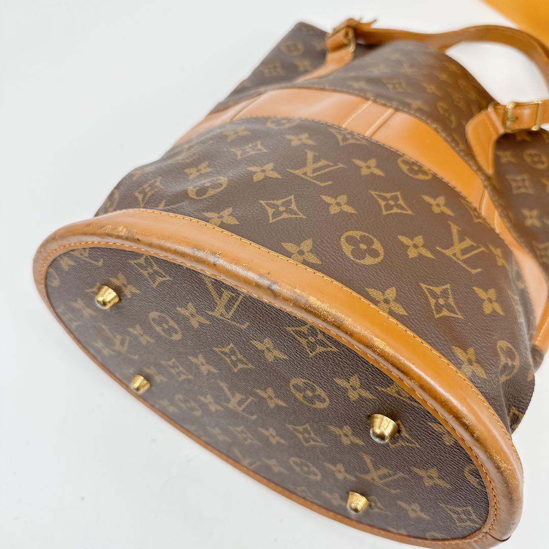 ルイヴィトン　モノグラム　USA製　バケットGM トートバッグ