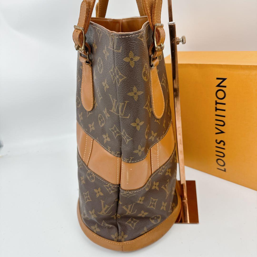 ルイヴィトン　モノグラム　USA製　バケットGM トートバッグ