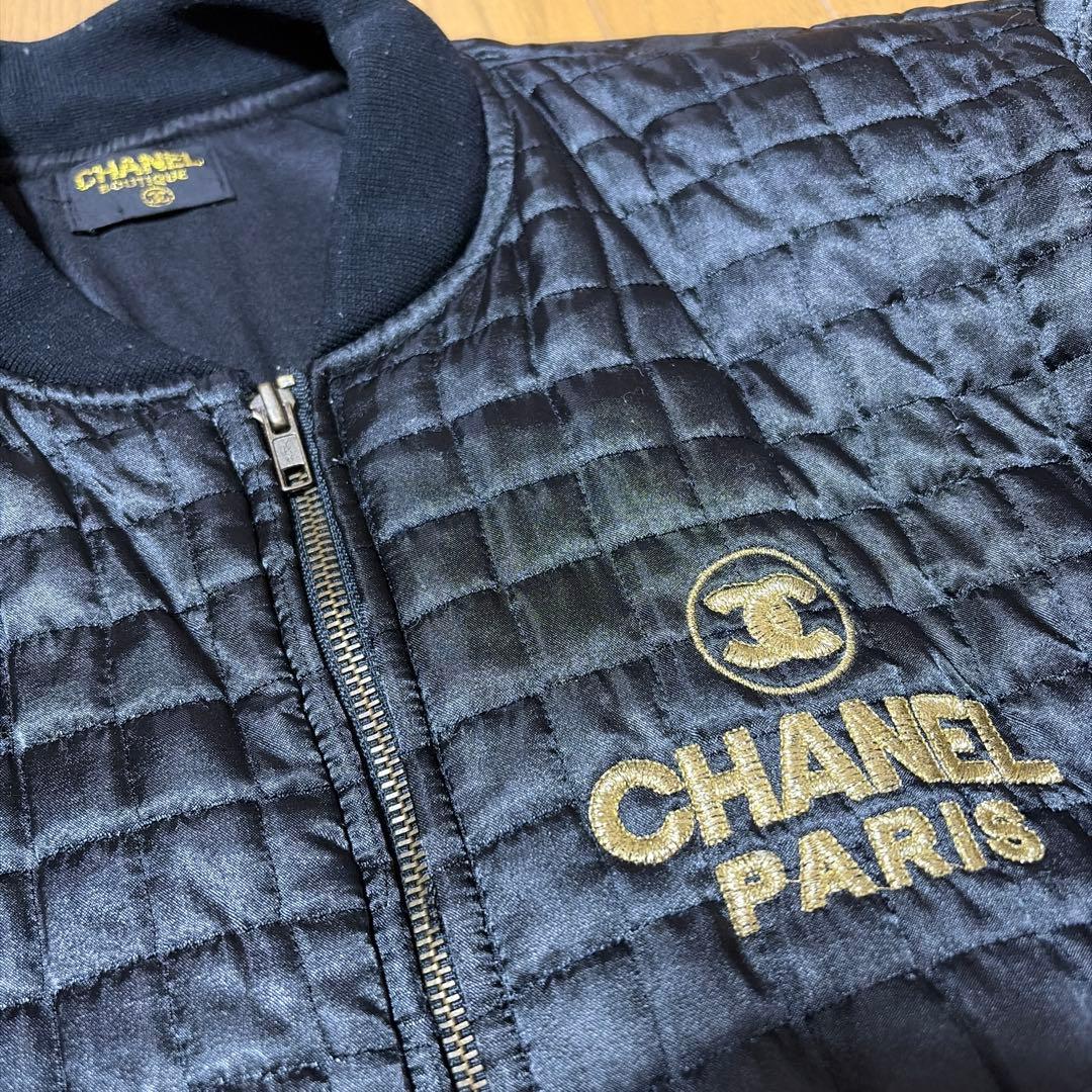 CHANEL キルティングジャケット 黒