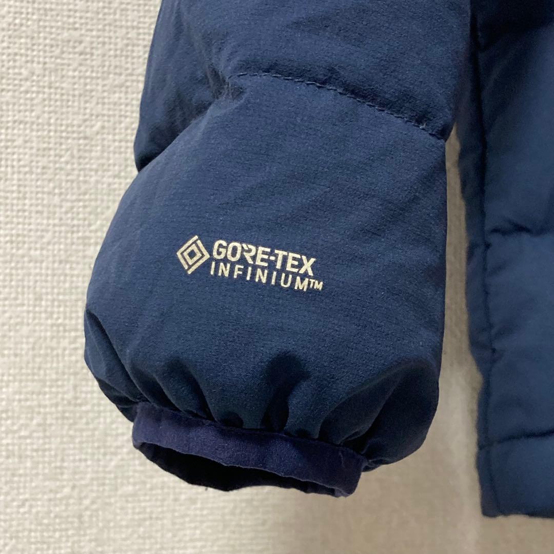 【美品】モンベル ダウンジャケット ダウンパーカ ゴアテックス 130cm