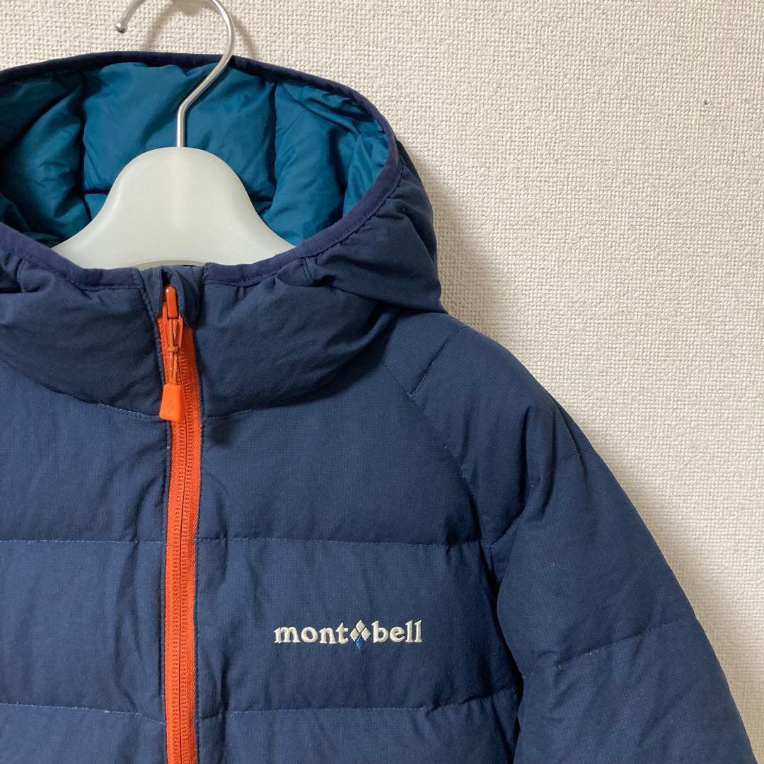【美品】モンベル ダウンジャケット ダウンパーカ ゴアテックス 130cm