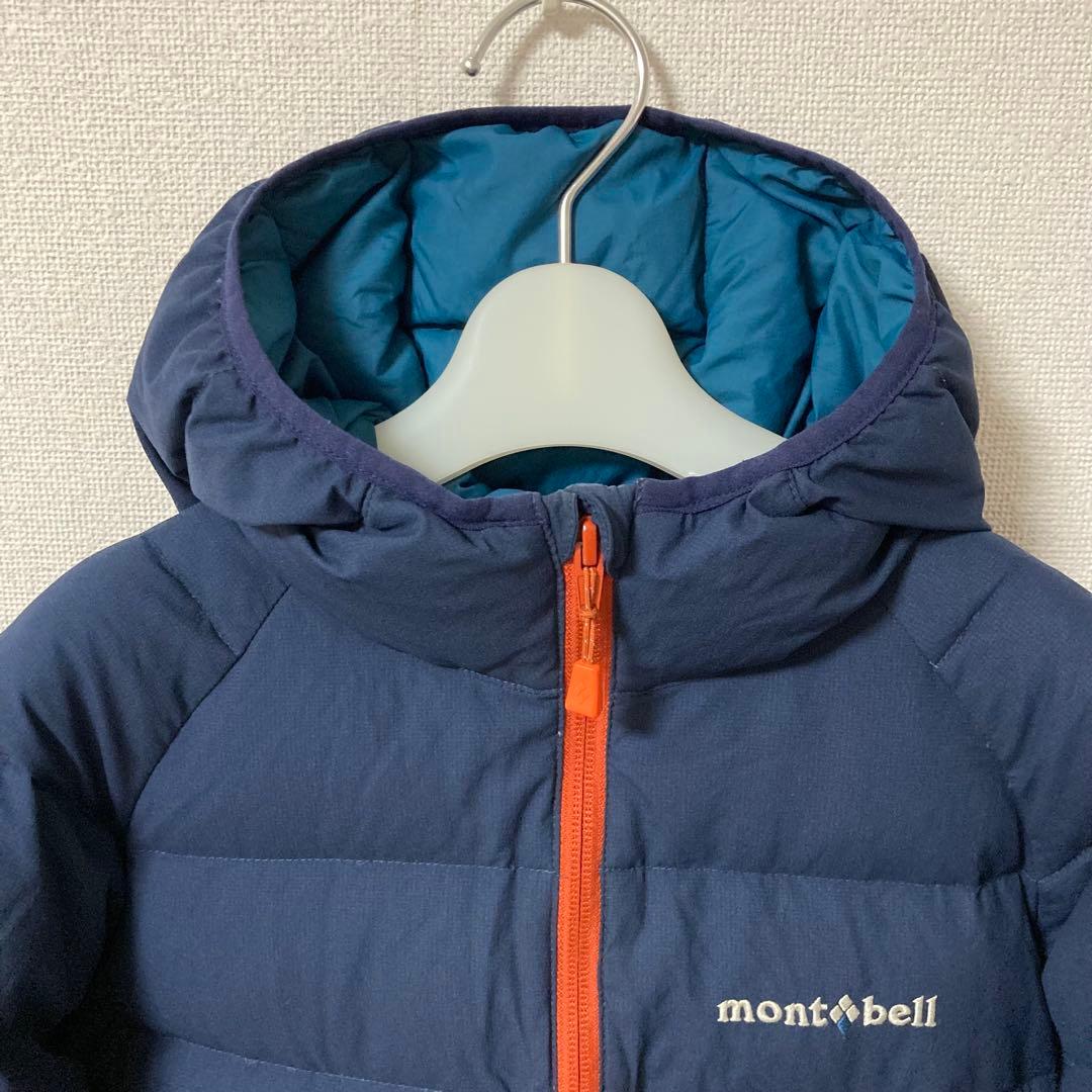【美品】モンベル ダウンジャケット ダウンパーカ ゴアテックス 130cm