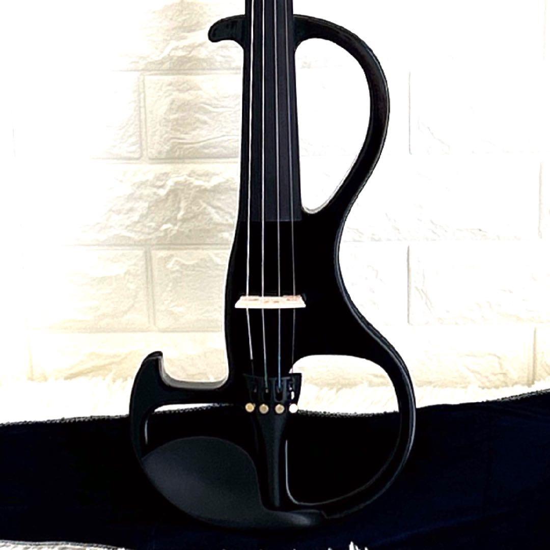 極美品　PlayTech PSV100BK エレキバイオリン ケース付き