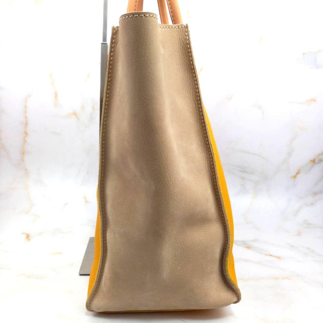 ✨希少・未使用級✨ キャロリーナヘレラ トートバッグ A4可 バイカラー