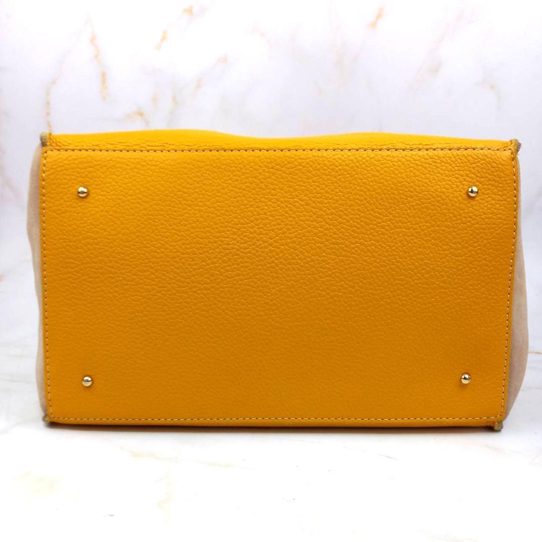 ✨希少・未使用級✨ キャロリーナヘレラ トートバッグ A4可 バイカラー