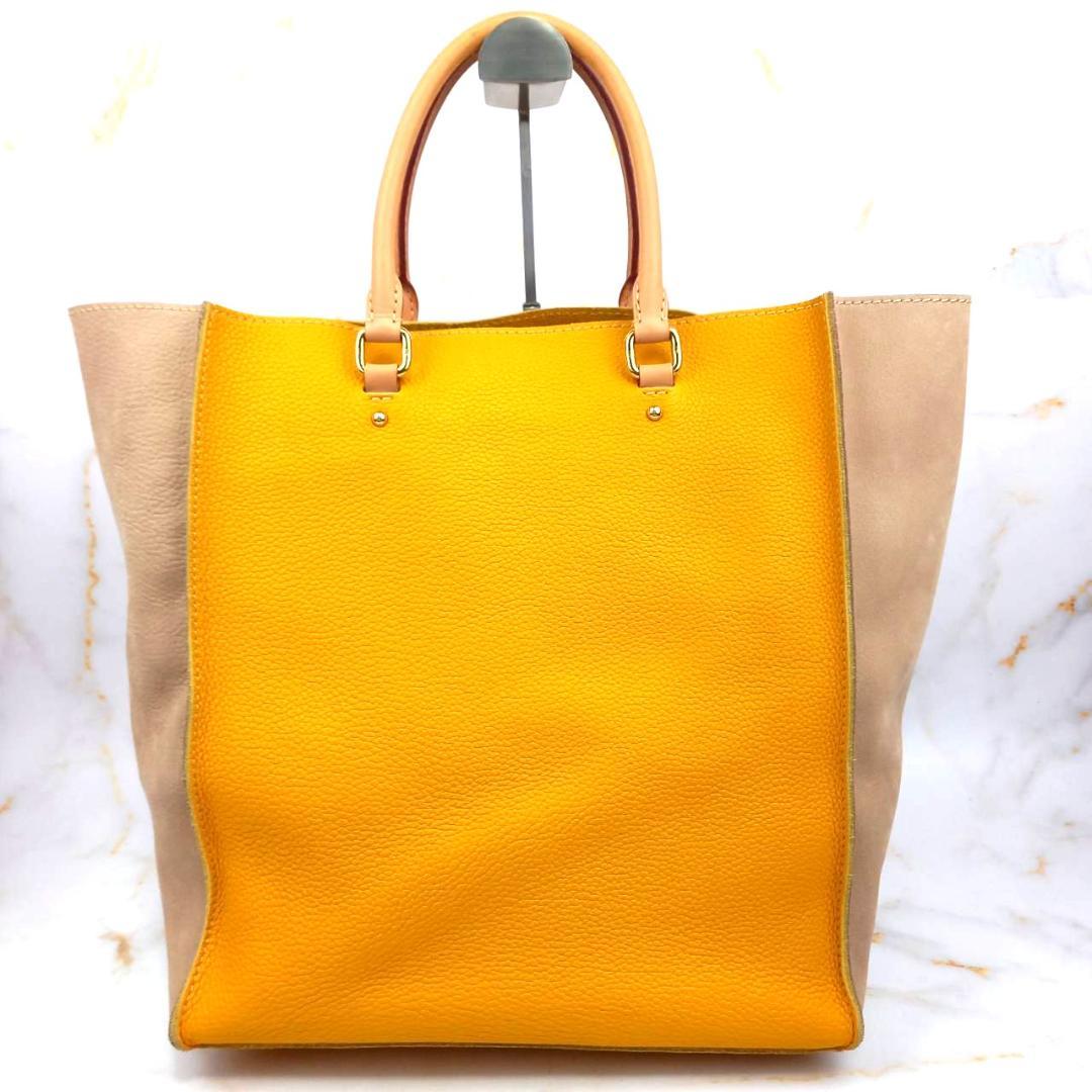 ✨希少・未使用級✨ キャロリーナヘレラ トートバッグ A4可 バイカラー